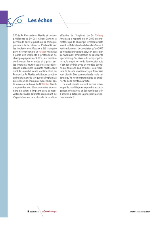 Publication du Dr Temstet